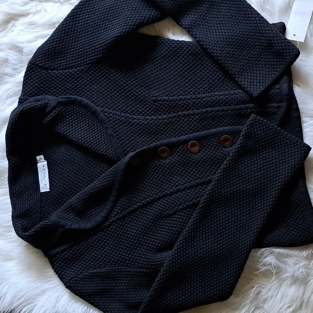 Willow Black Button Down Jacket